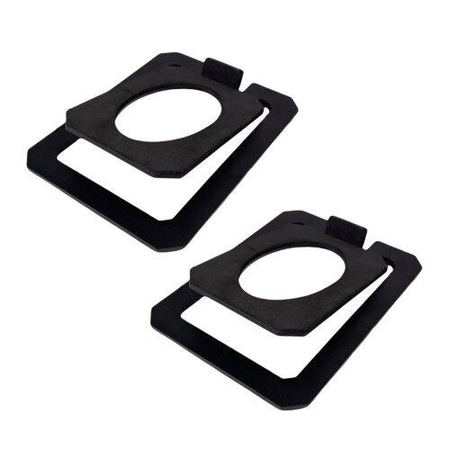 Speaker Stand with Sponge Vibration Dampener Minimizing Noise Secure Placement Black