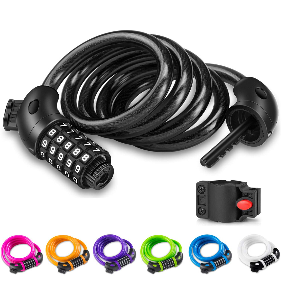 Photos - Door Lock Opaza Bike Lock with 5-Digit Code, 1.2 m/4 ft Bicycle Lock