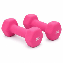 Neoprene Dumbbells Set Hex Anti Roll Coated Hand Weights for Men &