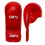 CIMAC Competition Karate Mitts with Thumb - Senior, Red - Protects 1