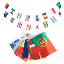 BESPORTBLE 2026 International Football Tournament Flags Bunting