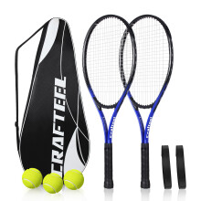 27" Tennis Rackets Set of 2, Family Beginner 27 Inch Tennis Racket