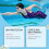 2PCS Elegant Swim Cover For Women Flexible Plastic Design Waterproof Support 1