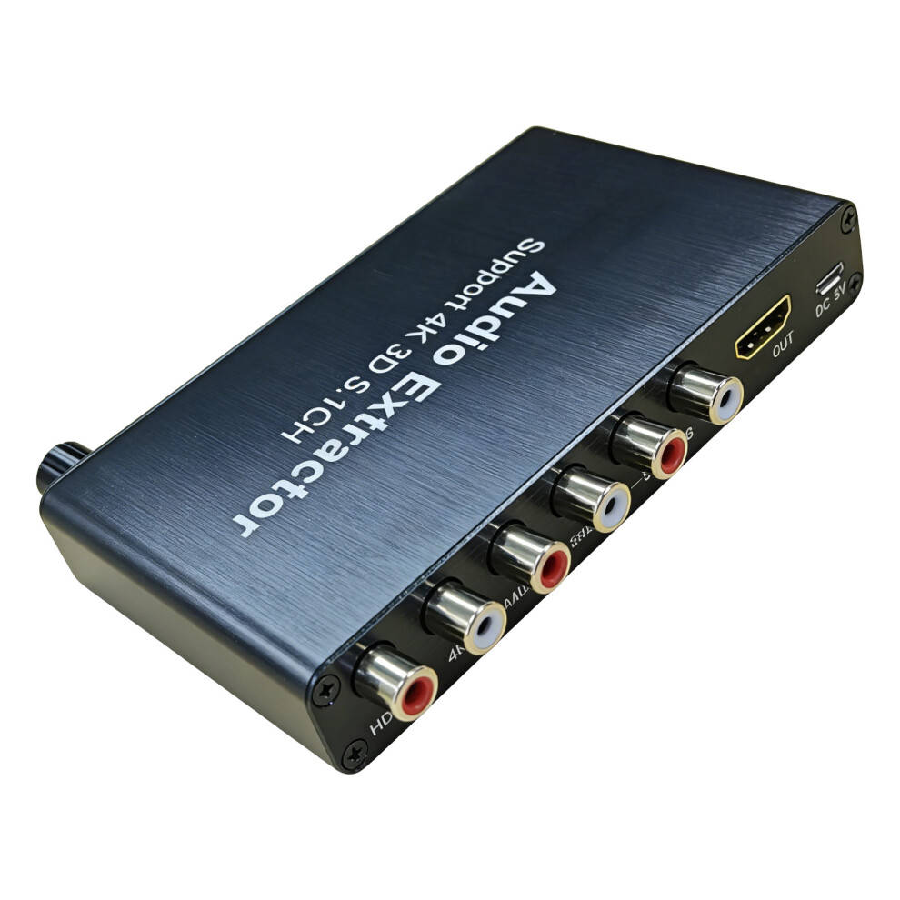 Hdtv Sound Extractor Decoding 5.1 Amplifier Analog Converter For Game Console 7695001197397