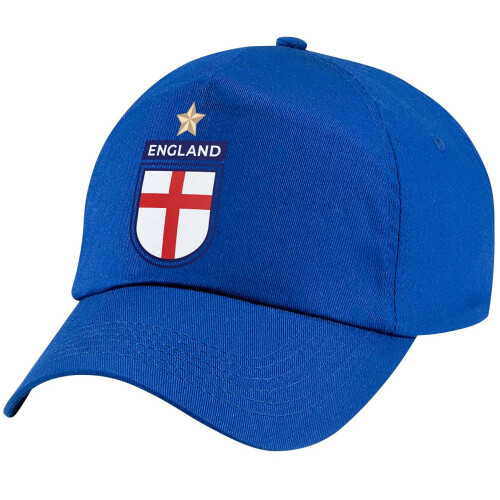 Kids England Football Cap (Royal Blue, One