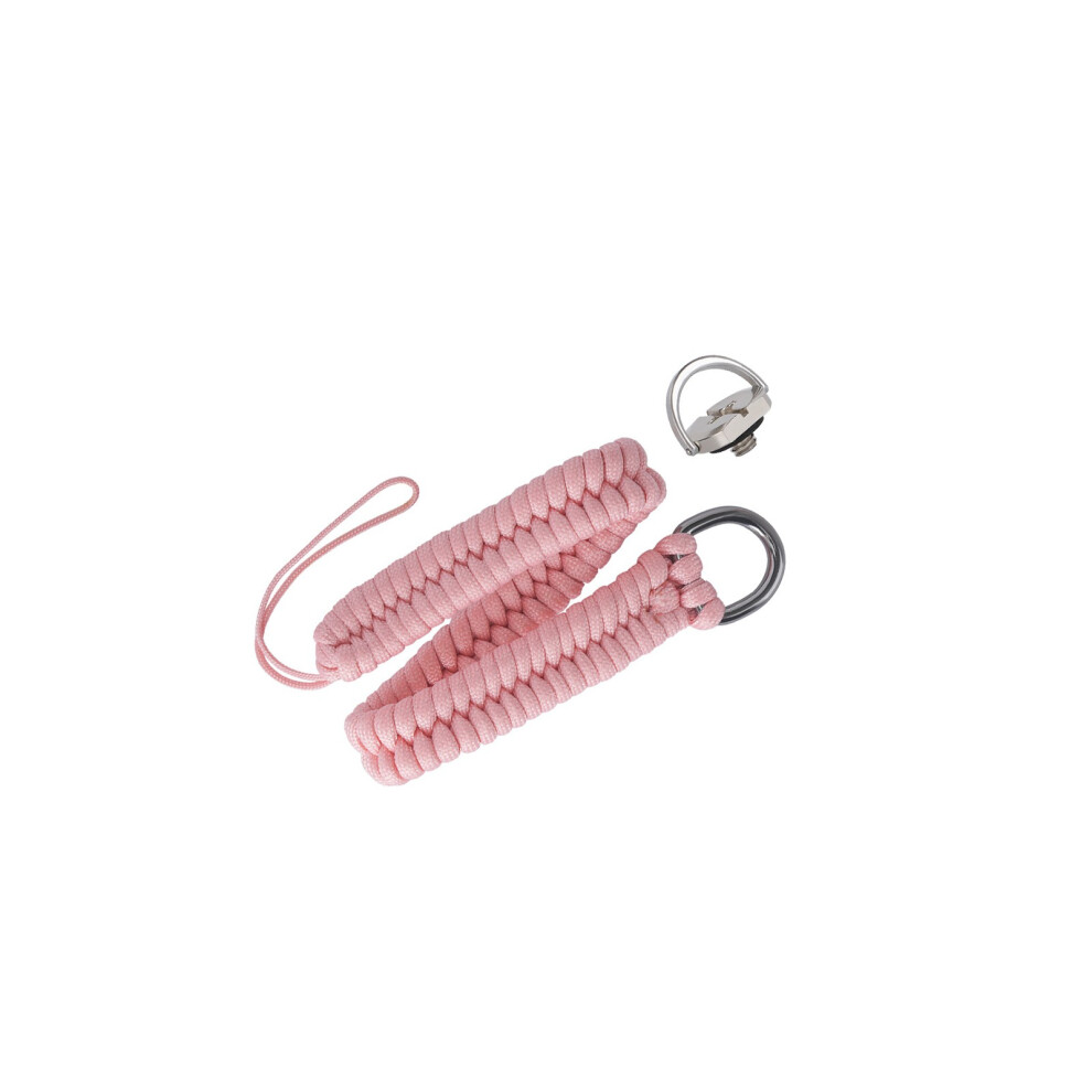 Durability Braided Camera Wrist Strap For Cameras Lanyard With 1/4In Screw Color Pink 7695001211024