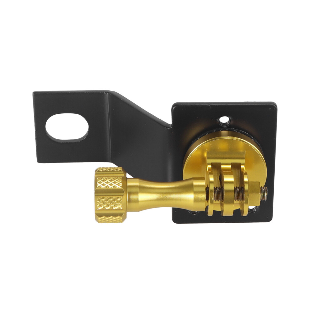 Universal Motorcycle Mount For Action Cameras With 360 Degree Rotations And Color Gold 7695001166430