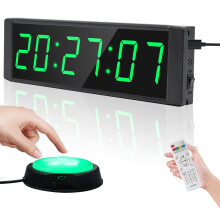 Ousmile Gym Timer Clock for Home Gyms, Fitness Time with Start/Stop