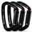 3pack Locking Climbing Carabiners-UIAA CE Certified 25kN Auto Locking 1