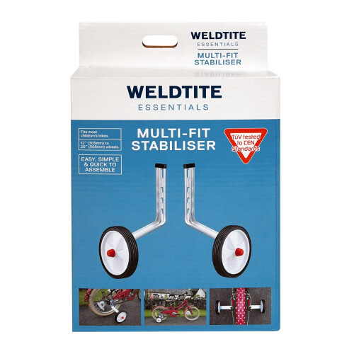 WELDTITE Essentials Adie Multi-Fit Stabiliser for Childrens Bikes,