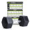 PhysKcal Hex Dumbbells 12.5kg Single, Odourless Poly Rubber Encased 1