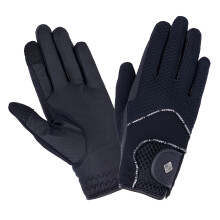 LeMieux Unisex 3D Mesh Riding Gloves in Navy - Lightweight &