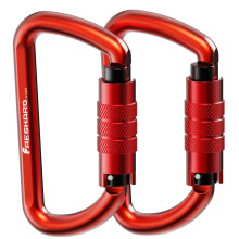 FresKaro 3inch 12kN Twist Locking Carabiner Clips, Weight Rating