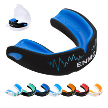 Enmo Maxilla Pro Gum Shield - Adult & Junior 10+ Mouth Guard with Case for Rugby, Boxing, Hockey and Contact Sports - Mouthguard with Boil & Bite, Br