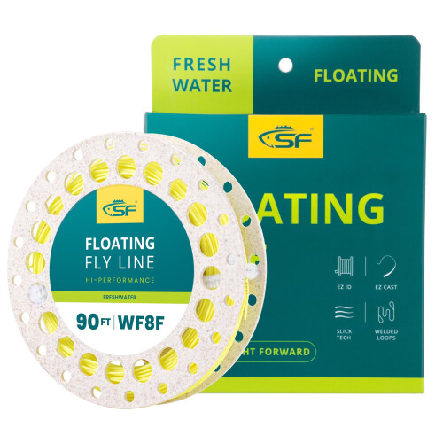 SF Fly Fishing Floating Line with Welded Loop Weight Forward Fly