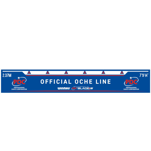 winmau WINMAU - PDC Oche Line - High Visibility Throw Line Marker - Sticks