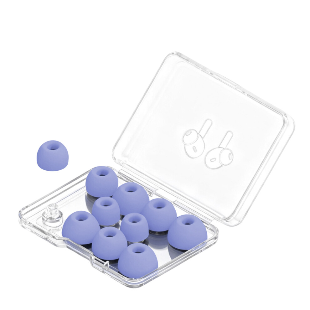 5Pair Gym Ear Tip Nonslip Structure Sweatproof Silicone Earplug For Pro2 Purple 7695001246736