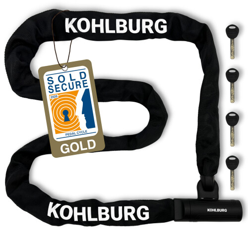 KOHLBURG 200cm Security Chain Lock – Lock with 8.3 mm Strong