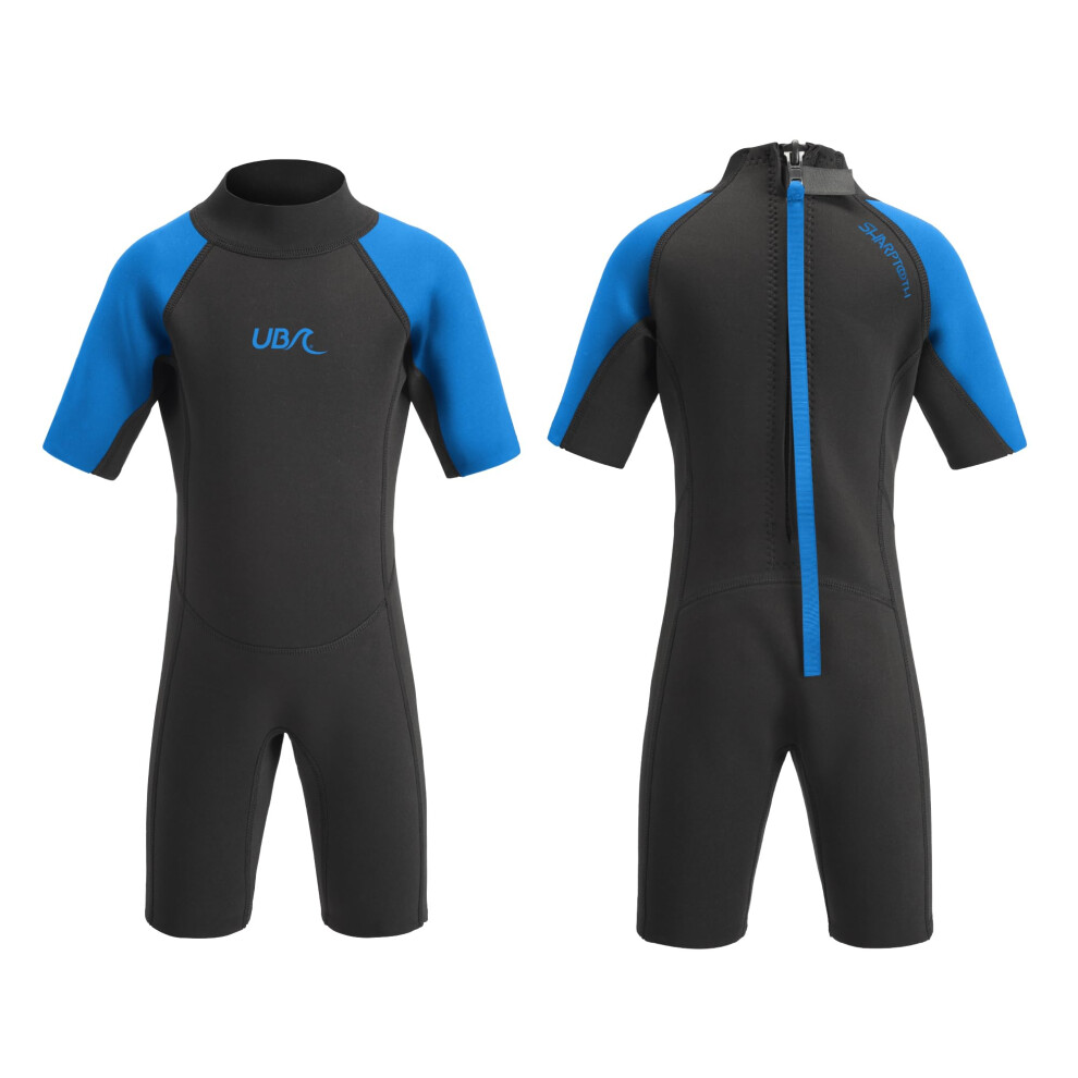 Photos - Wetsuit Urban Beach Unisex-Youth Kids Sharptooth Short , Blue,