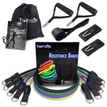TheFitLife Resistance Bands Set 150lbs for Men & Women – Home Gym