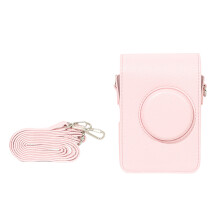 Waterproof Crossbody Bag For Mini EVO Camera Pink PU Leather Case Shell