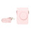 Waterproof Crossbody Bag For Mini EVO Camera Pink PU Leather Case Shell 1