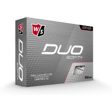 Wilson Staff Duo Soft + Golf Ball,White Soft