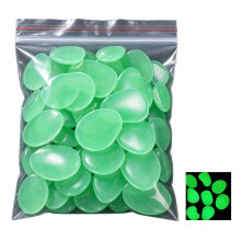 Fluorescent Stone Glowing Pebbles Suitable For Poolside And Aquarium Decoration Blue