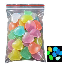 100Pcs Shimmering Resin Crystal For Water Features And Landscape Lighting Color