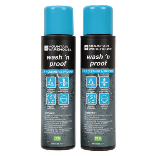Mountain Warehouse Wash N Proof 300ml -Breathable Proofer - For