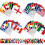 AhfuLife 48 Nations Countries Flags on Stick for World Cup 1