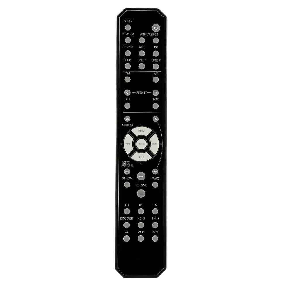 Ergonomic Remote Control For Mbe1158 Rax23 Video Receiver Comfortable Handling Black 7695001185011