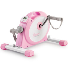 Sunny Health & Fitness (Pink) Under Desk Smart Mini Pedal Exerciser,