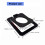 Speaker Stand with Sponge Vibration Dampener Minimizing Noise Secure Placement Black 4