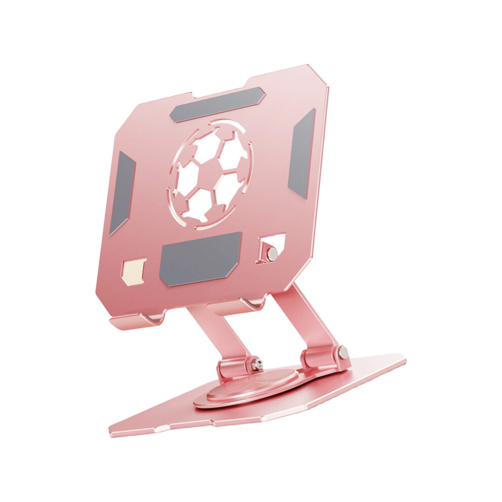 Antislip Rotating Desktop Stand For 4.7-13Inch Tablets Double Pivots Adjustable Pink 7695001248143