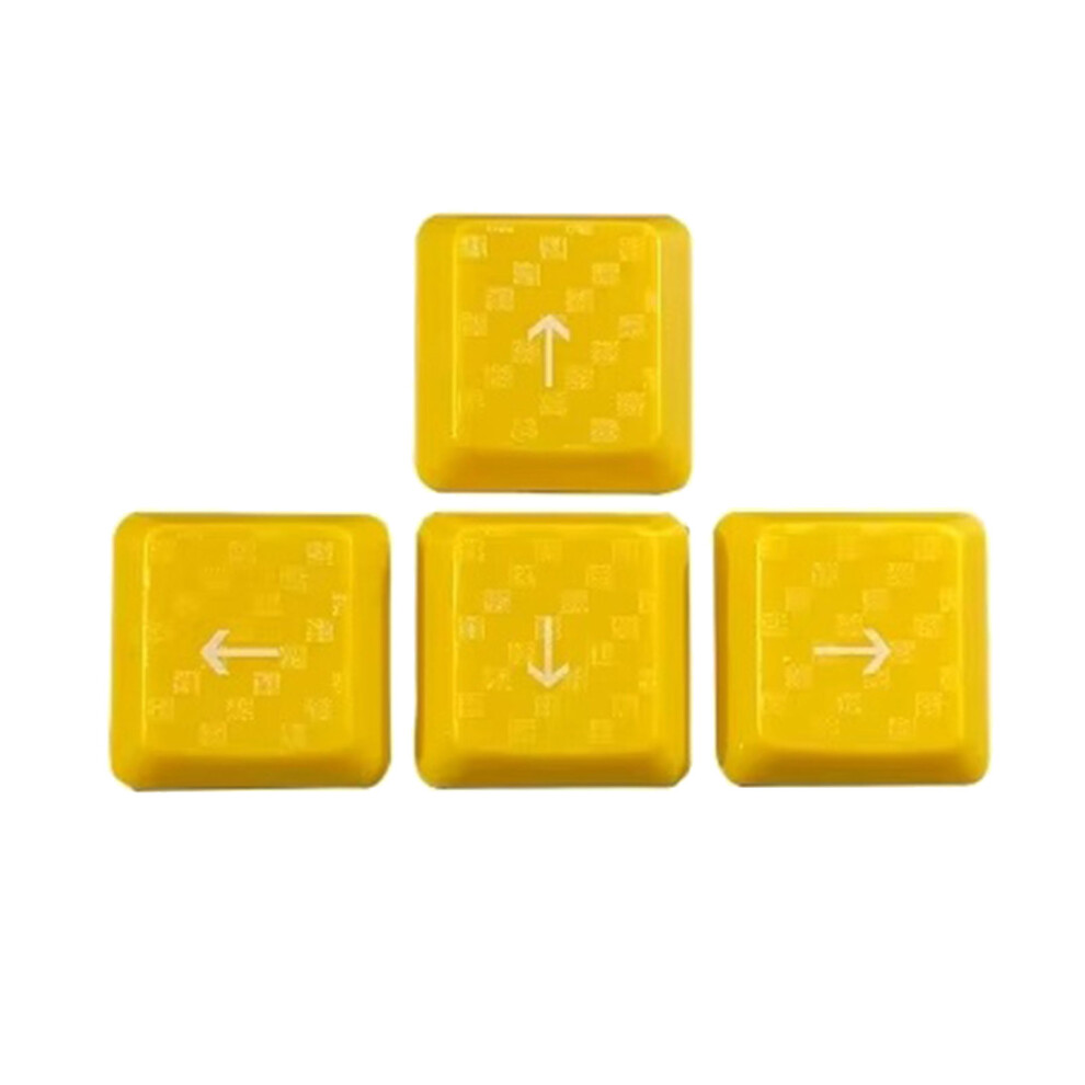 Customizable Keycaps Carbonfibered Textured Appearance For G813 G913 Arrowkeys Yellow 7695001170260