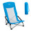 TIMBER RIDGE Low Folding Beach Chair, Folding Lightweight Camping 1