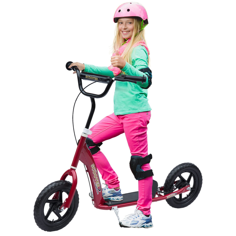 Homcom Teen Push Scooter Kids Children Stunt Scooter Bike Bicycle