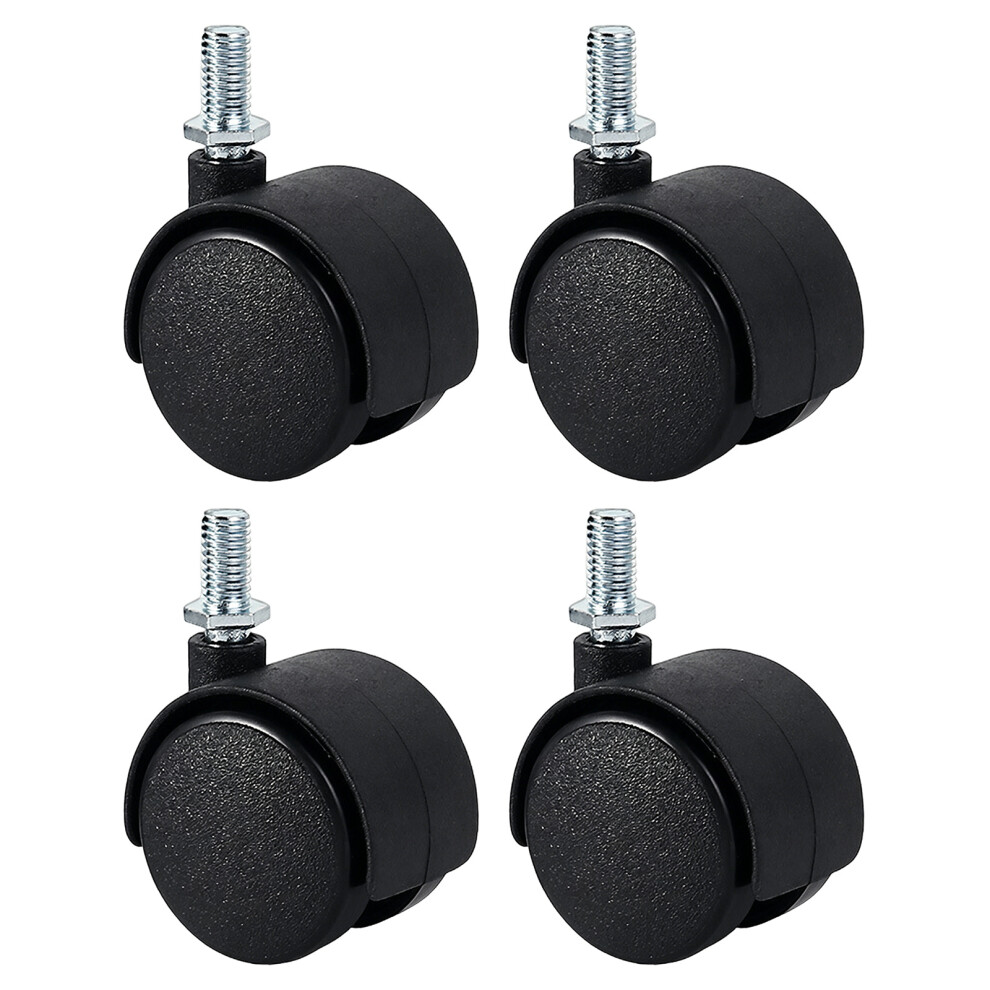 4Pack Smooth Rolling Chair Wheel Universal Swivels Casters For Office 6X15threadwithout 7755000644640