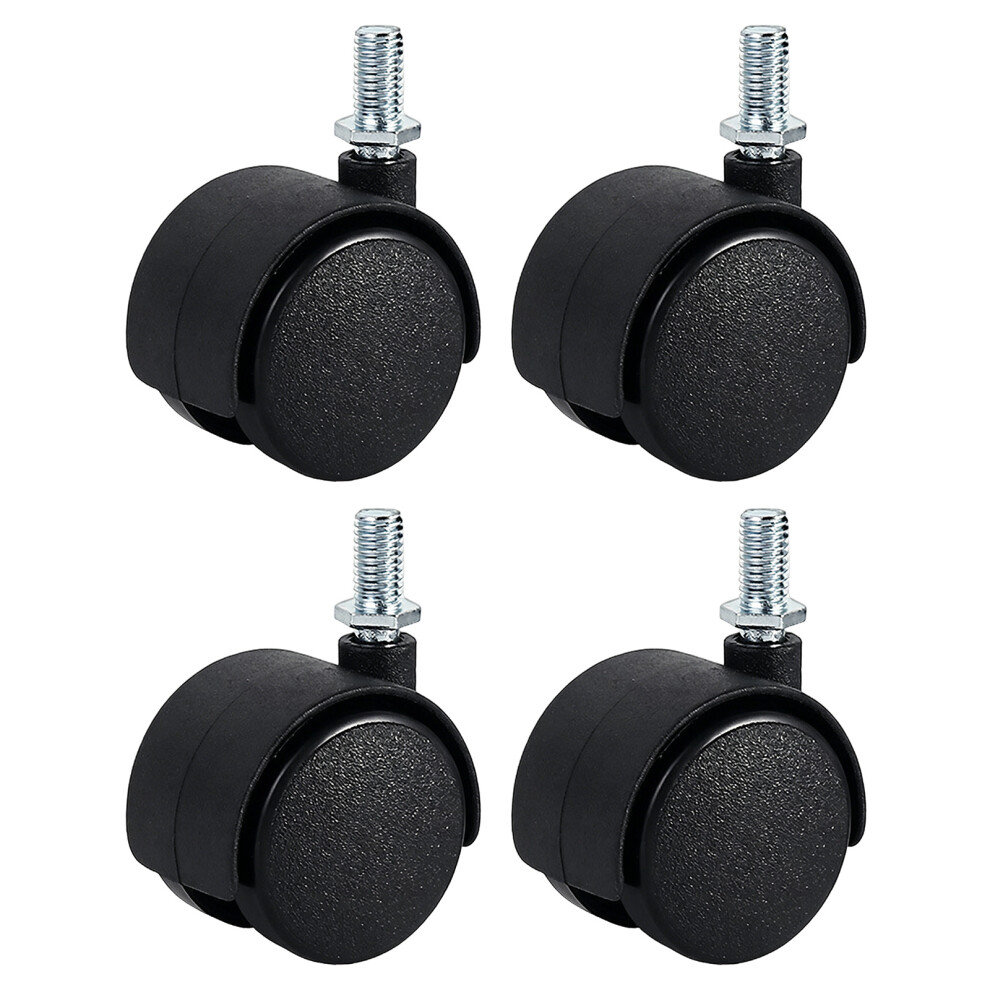 4Pack Smooth Rolling Chair Wheel Universal Swivels Casters For Office 8X15threadwithout 7755000644541