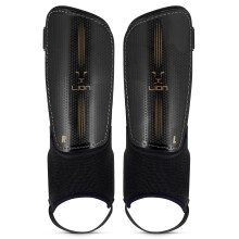 Football Shin Guards with Ankle Pads – Adjustable Straps, Breathable Design, Sizes for Adults and Kids - Large
