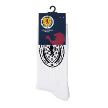 The Gift Scholars Mens Scottish Fa White Sport 7-11 Scotland Socks,