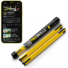 PROSKILLZ UK PRO Golf Alignment Sticks – 2-Pack Collapsible Golf
