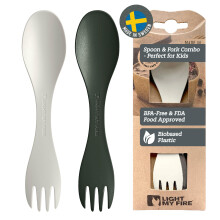 Light My Fire Spork Little 2-in-1 Durable Kids Cutlery Set 3 Year Old
