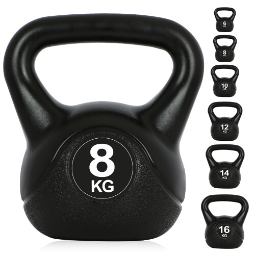 Panana Core Balance Kettlebell, HDPE Coated Kettle Bell Weights for