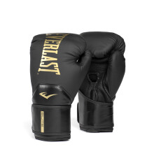 Everlast Elite 2 10oz Boxing Gloves, Gold/Black Boxing Gloves for