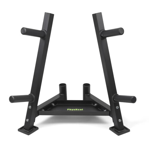 PhysKcal H2 Weight Plate Rack, Weight Plate Storage, Bumper Plate