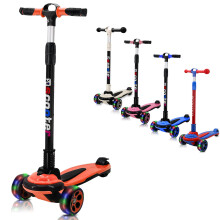 3 Wheels Kids Scooter for 5+ Years Old Boys Girls Teenager Foldable 4