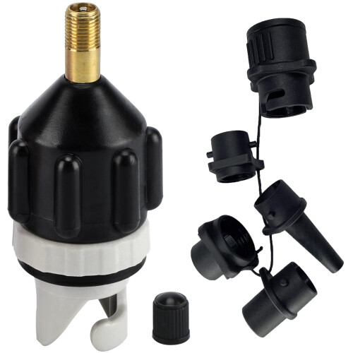 yuejuhe SUP Pump Adaptor Converter, Paddle Board Pump Adaptor with 4