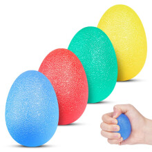 Vicloon Hand Grip Strength Trainer, 4 Pcs Stress Relief Balls for